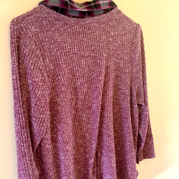 Catherines plus size mid sleeve top OX petite - Picture 3 of 7